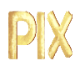 Ícone do método de pagamento PIX na plataforma BETOK GAMES