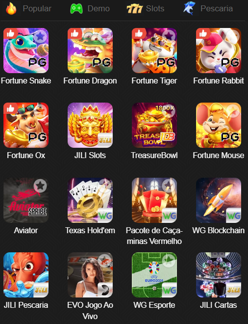 Jogos disponíveis na BETOK GAMES como slots, crash, roleta e muito mais